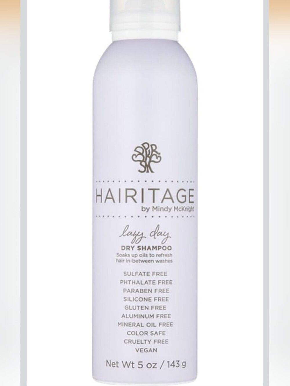 Hairitage Lazy Day Dry Shampoo -